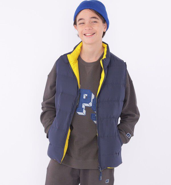 SHIPS KIDS「SHIPS KIDS:145～160cm / リサイクル ダウン ベスト」|ダウンベスト・ベスト|