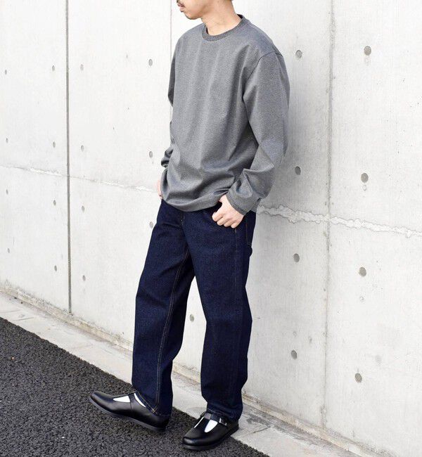 SHIPS any「SHIPS any: スムースコットン クルーネック Tシャツ (ロンT)◇」|Tシャツ・カットソー|