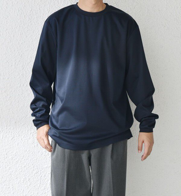 SHIPS any「SHIPS any: スムースコットン クルーネック Tシャツ (ロンT)◇」|Tシャツ・カットソー|