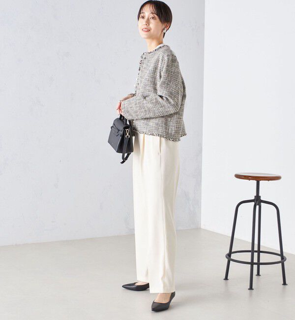 SHIPS for women「〈手洗い可能〉強撚 へビー ツイル ストレート パンツ 24SS ◇」|その他|