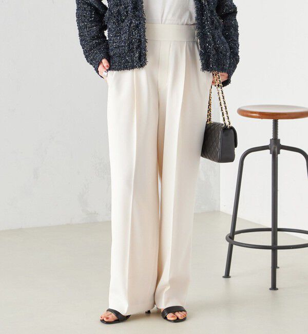 SHIPS for women「〈手洗い可能〉強撚 へビー ツイル ストレート パンツ 24SS ◇」|その他|