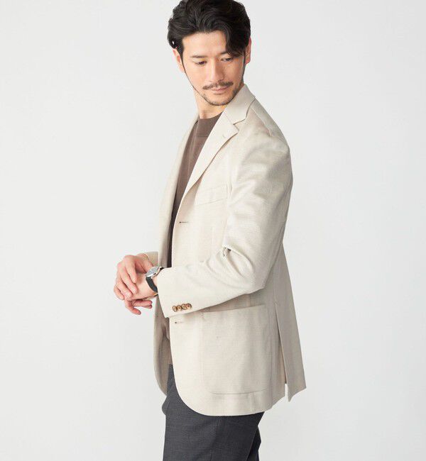 SHIPS「SHIPS: 〈手洗い可能〉ラミー ジャージー ジャケット」|テーラードジャケット|