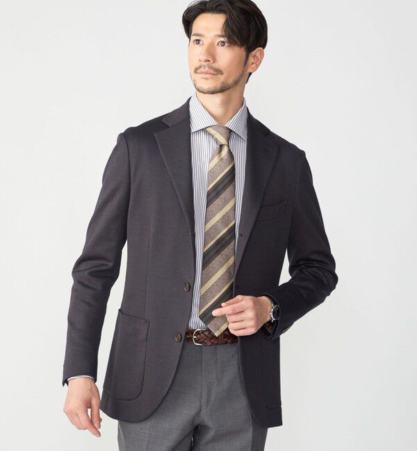 SHIPS「SHIPS: 〈手洗い可能〉ラミー ジャージー ジャケット」|テーラードジャケット|