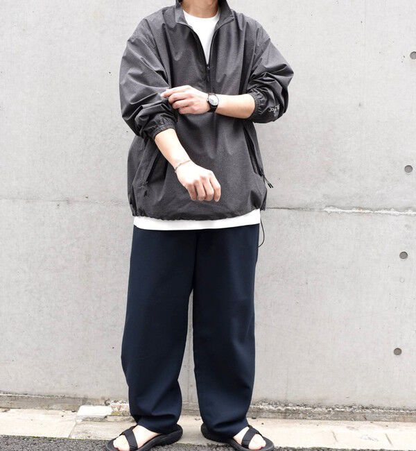 SHIPS any「SHIPS any: 〈撥水・透湿・軽量〉PERTEX(R) ハーフジップ プルオーバー ブルゾン (セットアップ対応)◇」|ブルゾン・スタジャン|