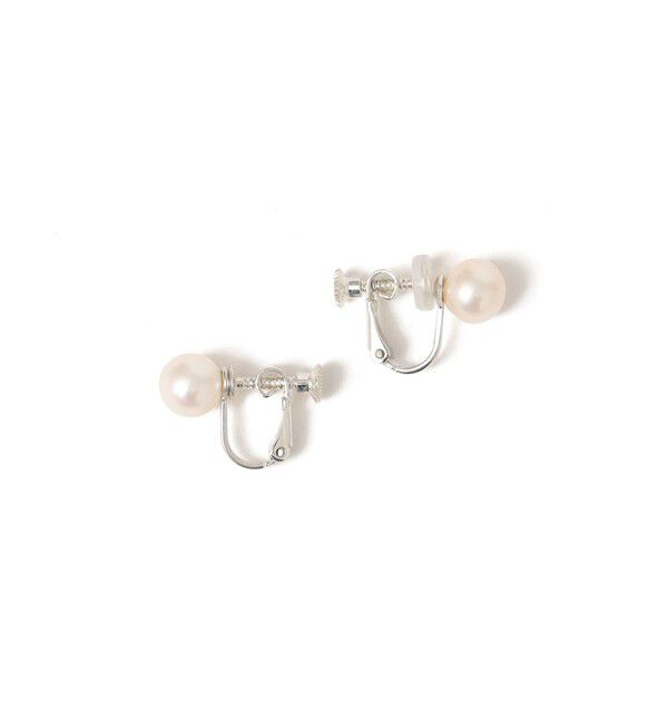 SHIPS for women「8mm 丸玉 ベーシック パール イヤリング」|イヤリング|シルバー