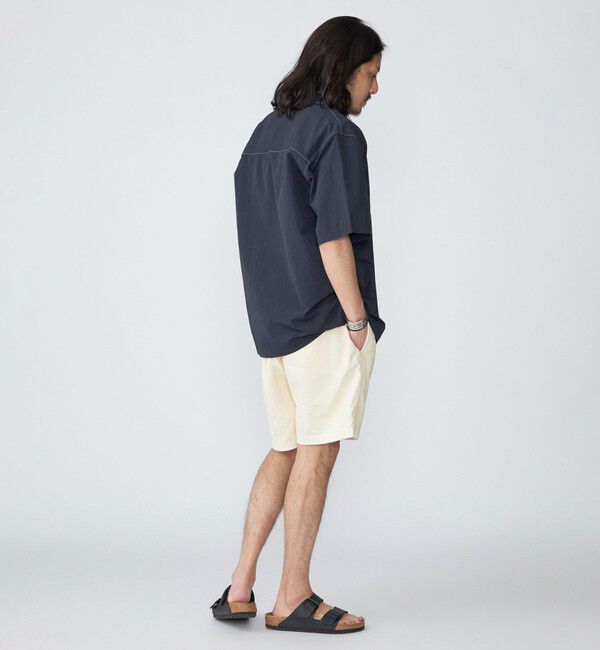 SHIPS「SHIPS: ナイロン ステッチ オープンカラー シャツ」|シャツ・ブラウス|