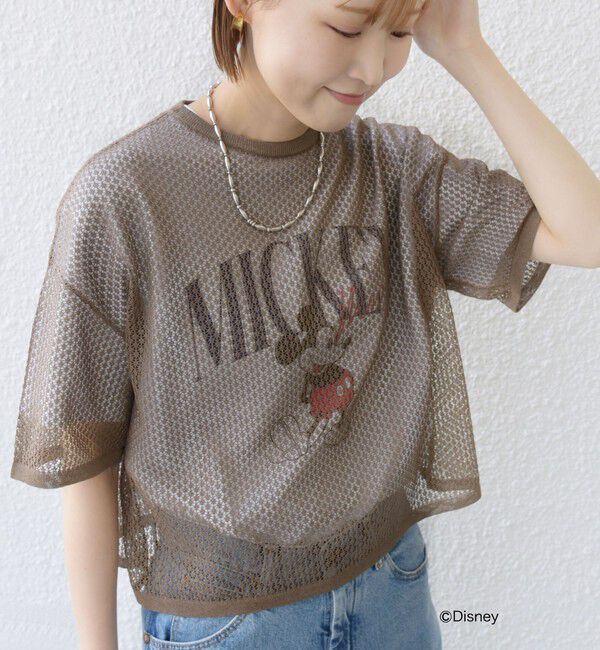 SHIPS for women「〈手洗い可能〉メッシュ編 半袖 ニット プルオーバー」|ニット・セーター|