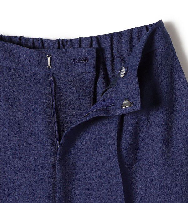 SHIPS for women「〈手洗い可能〉麻混 タック ワイド パンツ」|その他|