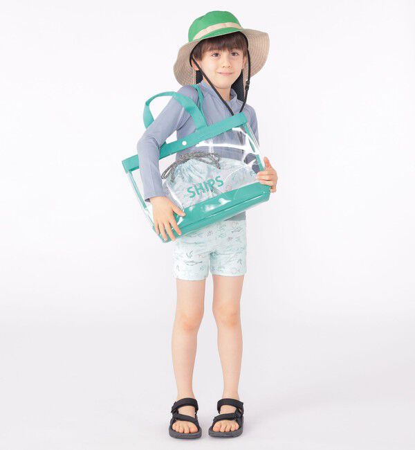 SHIPS KIDS「SHIPS KIDS:〈UVカット/撥水/吸水速乾〉サファリ ハット」|ハット|