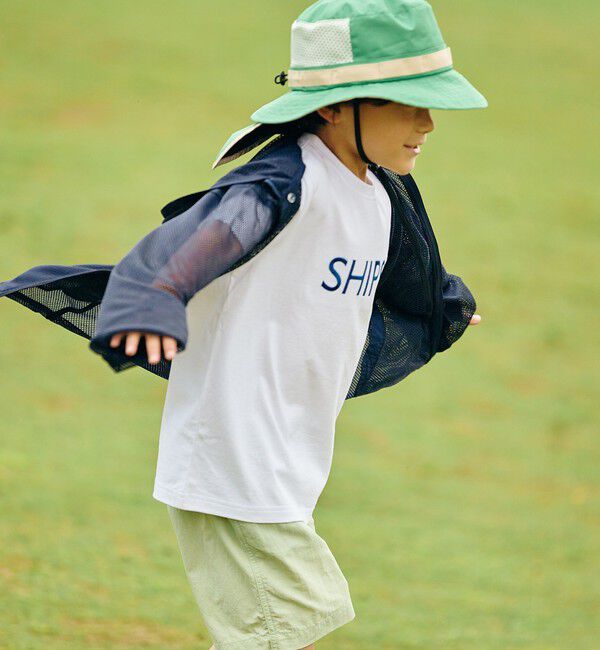 SHIPS KIDS「SHIPS KIDS:〈UVカット/撥水/吸水速乾〉サファリ ハット」|ハット|