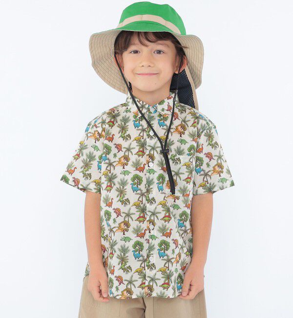 SHIPS KIDS「SHIPS KIDS:〈UVカット/撥水/吸水速乾〉サファリ ハット」|ハット|