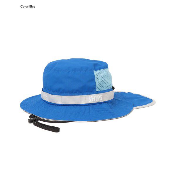SHIPS KIDS「SHIPS KIDS:〈UVカット/撥水/吸水速乾〉サファリ ハット」|ハット|