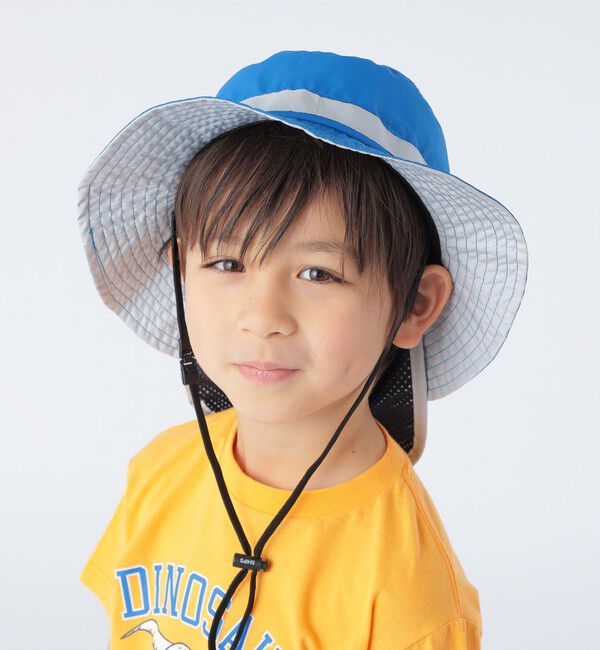 SHIPS KIDS「SHIPS KIDS:〈UVカット/撥水/吸水速乾〉サファリ ハット」|ハット|