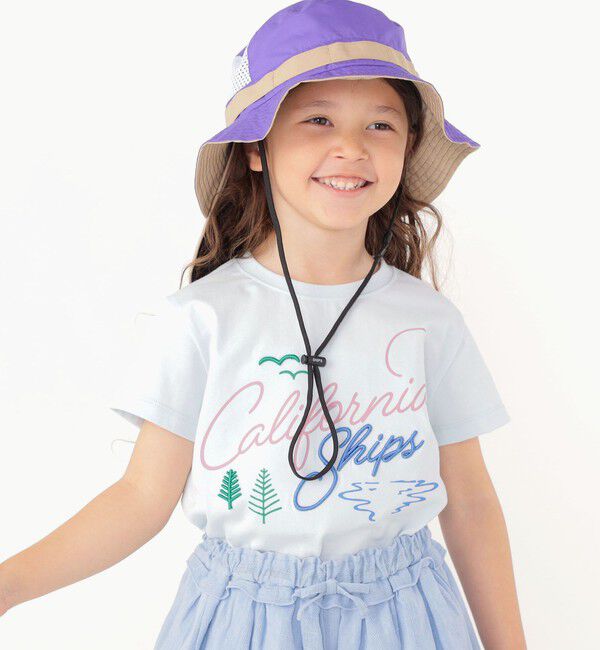 SHIPS KIDS「SHIPS KIDS:〈UVカット/撥水/吸水速乾〉サファリ ハット」|ハット|