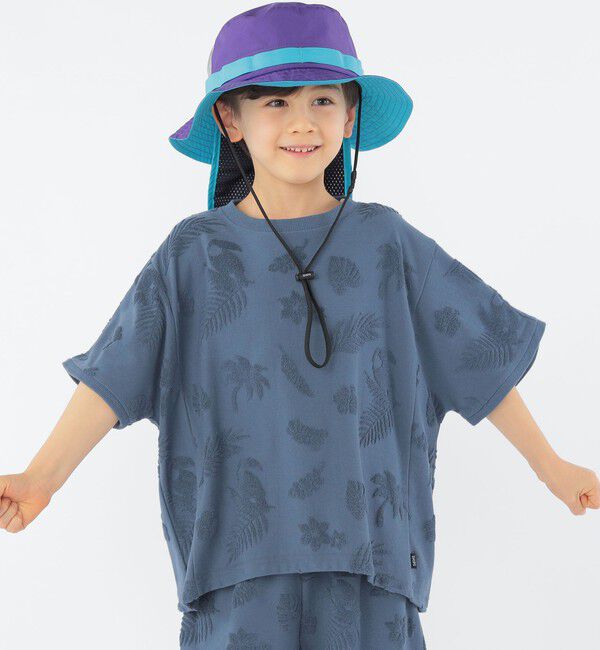 SHIPS KIDS「SHIPS KIDS:〈UVカット/撥水/吸水速乾〉サファリ ハット」|ハット|