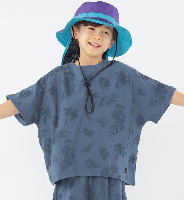 SHIPS KIDS「SHIPS KIDS:〈UVカット/撥水/吸水速乾〉サファリ ハット」|ハット|