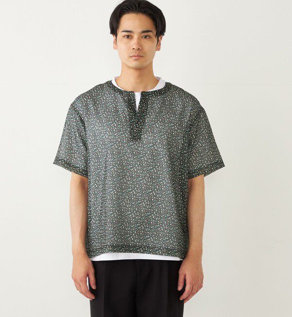 SHIPS Colors 「SHIPS Colors:シアー メッシュ プリント アンサンブル プルオーバー◇」|プルオーバー|