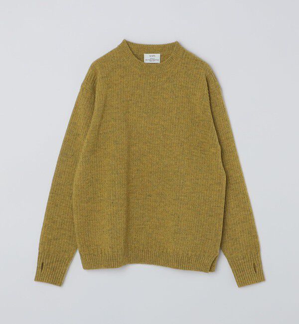 SHIPS「SHIPS: 奥山メリヤス ブリティッシュ ウール クルーネック ニット」|ニット・セーター|