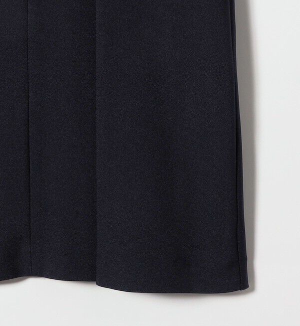 SHIPS any「【WEB限定】SHIPS any: ダブルクロス ウエスト タック Aライン ワンピース ［NAVY BLUE］」|ワンピース|