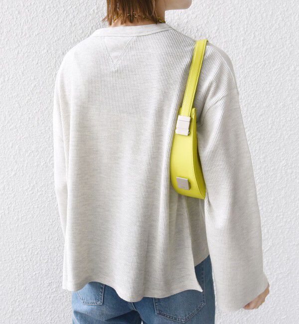 SHIPS for women「〈洗濯機可能〉ワイド スリーブ ワッフル プルオーバー」|Tシャツ・カットソー|