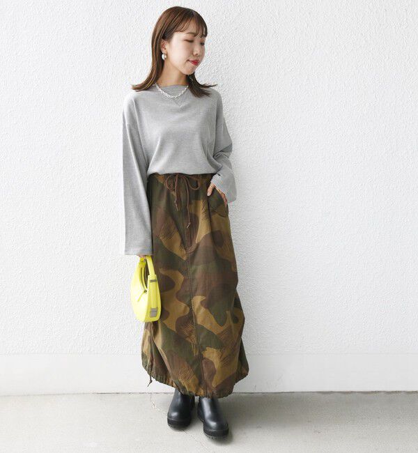 SHIPS for women「〈洗濯機可能〉ワイド スリーブ ワッフル プルオーバー」|Tシャツ・カットソー|