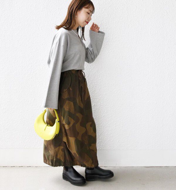 SHIPS for women「〈洗濯機可能〉ワイド スリーブ ワッフル プルオーバー」|Tシャツ・カットソー|