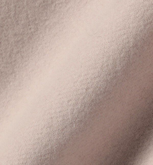 SHIPS for women「リバー ファー ポケット コート」|ノーカラーコート|