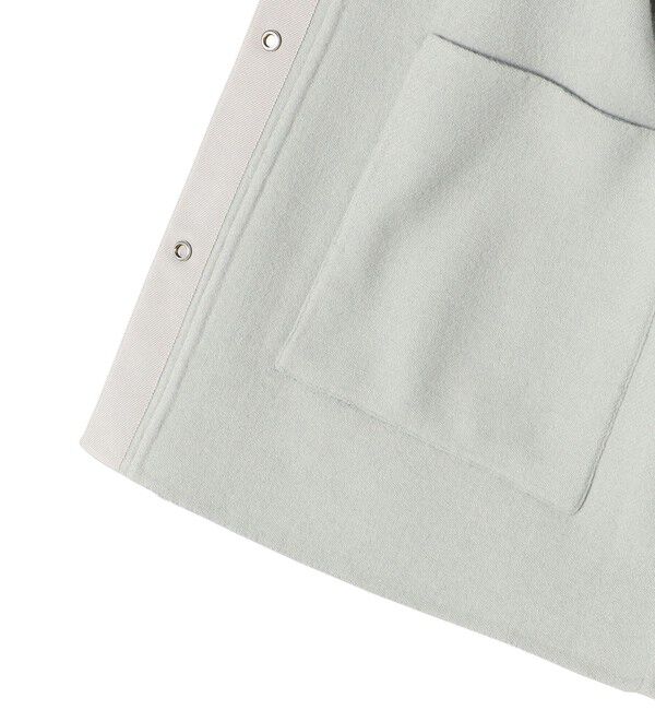 SHIPS for women「リバー ファー ポケット コート」|ノーカラーコート|