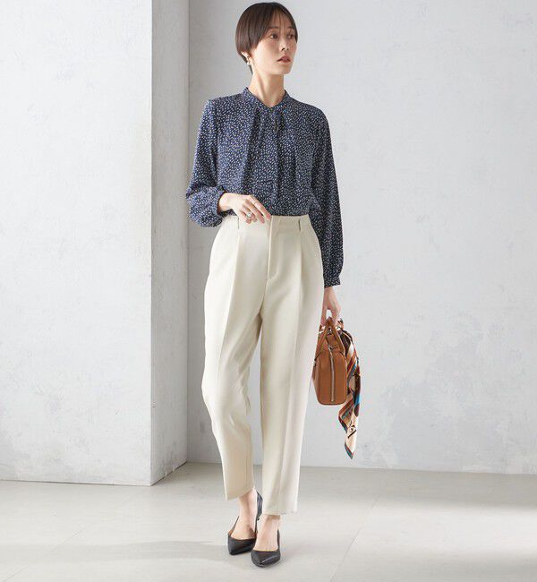 SHIPS for women「〈手洗い可能〉タック テーパード パンツ（セットアップ対応）」|その他|