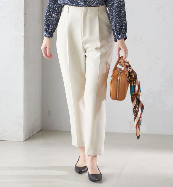 SHIPS for women「〈手洗い可能〉タック テーパード パンツ（セットアップ対応）」|その他|