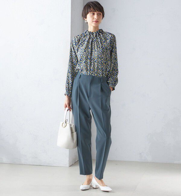 SHIPS for women「〈手洗い可能〉タック テーパード パンツ（セットアップ対応）」|その他|