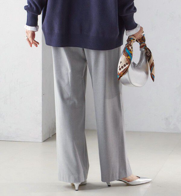 SHIPS for women「〈手洗い可能〉両面起毛 ドロスト パンツ」|その他|