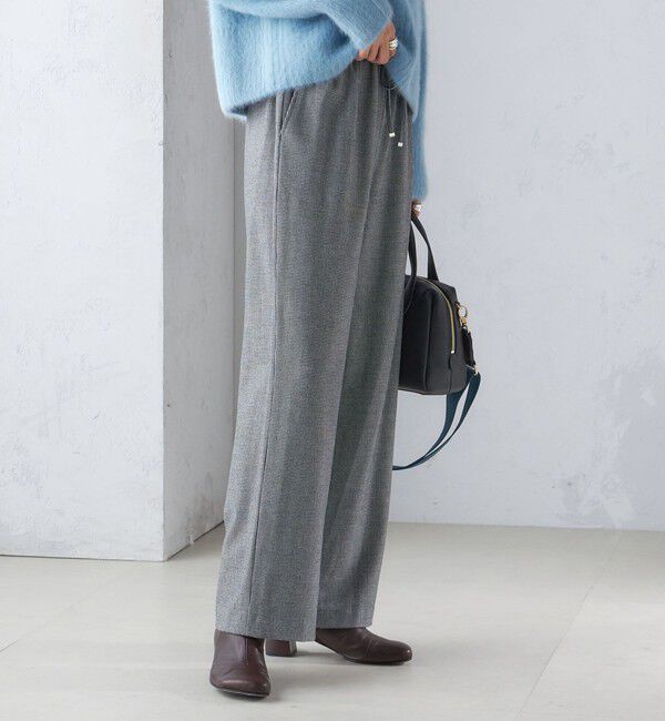 SHIPS for women「〈手洗い可能〉両面起毛 ドロスト パンツ」|その他|