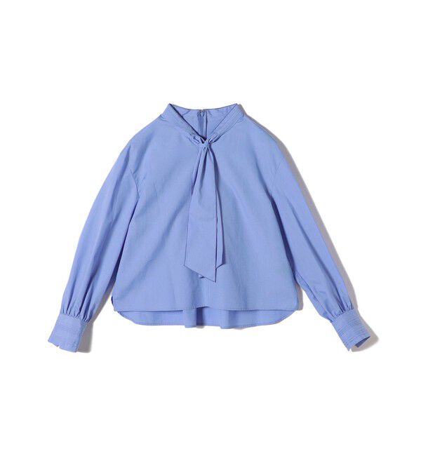 SHIPS for women「〈手洗い可能〉ブロード ボウタイ ブラウス」|シャツ・ブラウス|