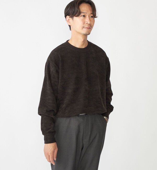 SHIPS「SHIPS:〈手洗い可能〉モール ダブルフェイス クルーネック プルオーバー」|プルオーバー|