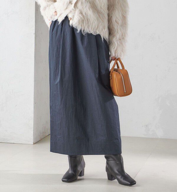 SHIPS for women「タフタ コクーン スカート」|スカート|