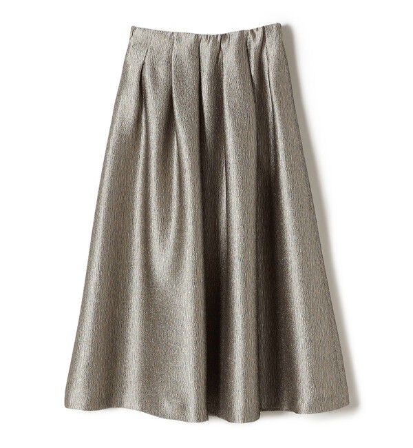 SHIPS for women「〈手洗い可能〉ラメ ブッチャー タック フレア スカート」|フレア|
