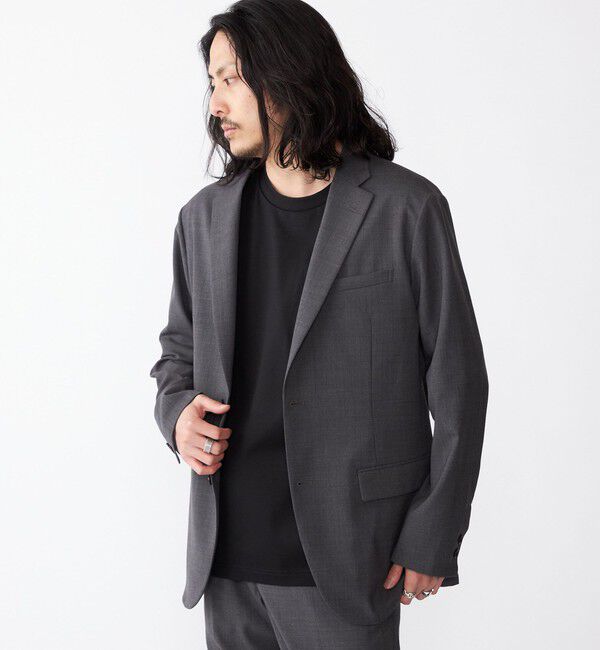 SHIPS「SHIPS:〈セットアップ対応〉TW ストレッチ ジャケット」|テーラードジャケット|