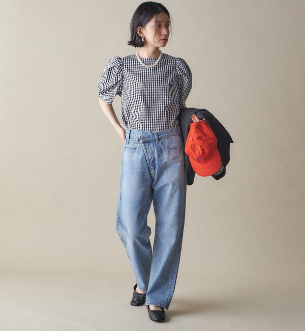 SHIPS for women「SHIPS NINE CASE:〈手洗い可能〉パフ スリーブ ブラウス」|シャツ・ブラウス|