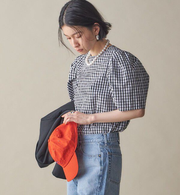 SHIPS for women「SHIPS NINE CASE:〈手洗い可能〉パフ スリーブ ブラウス」|シャツ・ブラウス|