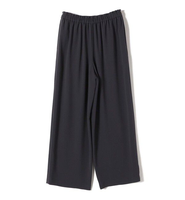 SHIPS for women「〈接触冷感 / 手洗い可能〉アセテート混 バック サテン ワイド パンツ」|その他|