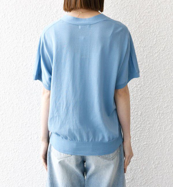 SHIPS any「《一部予約》SHIPS any:〈接触冷感/手洗い可能〉Vネック ドルマン ミディ カーディガン」|カーディガン|