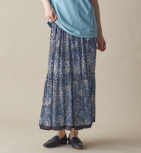 SHIPS for women「SHIPS NINE CASE:プリント スカート」|スカート|