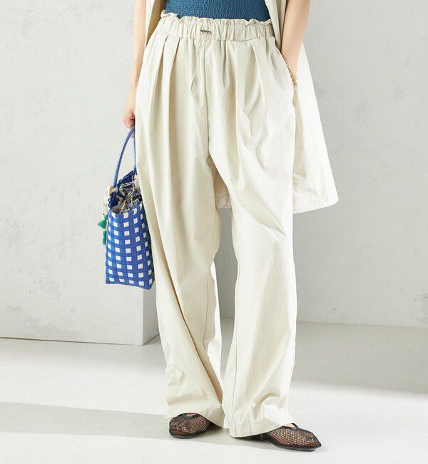 SHIPS for women「maroba:＜手洗い可能＞ドロスト ラッシュ パンツ」|その他|