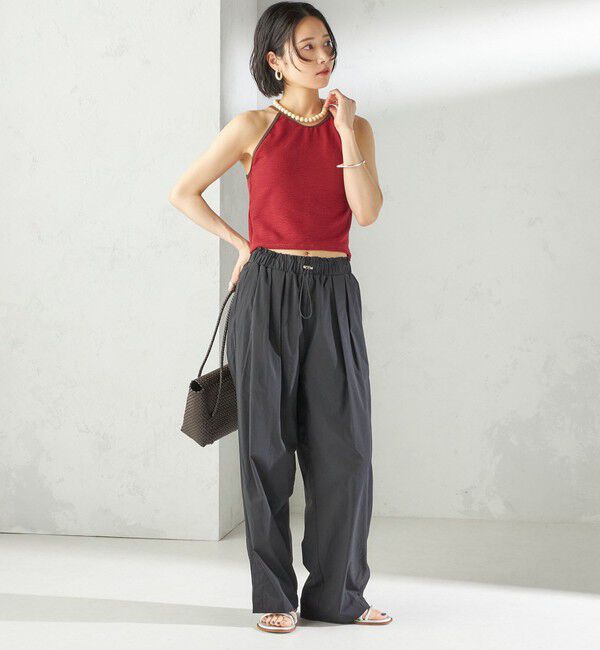 SHIPS for women「maroba:＜手洗い可能＞ドロスト ラッシュ パンツ」|その他|