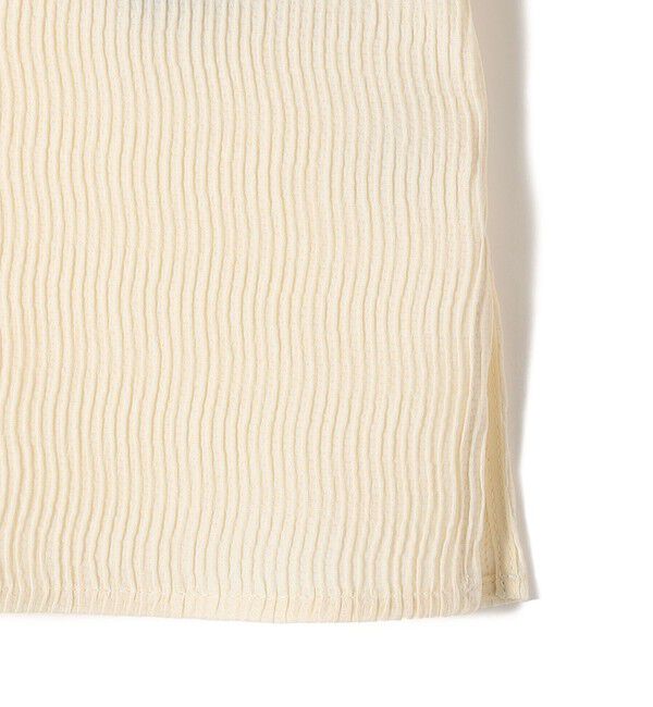 SHIPS for women「〈手洗い可能〉ウェーブ プリーツ 前後 2WAY ブラウス」|シャツ・ブラウス|