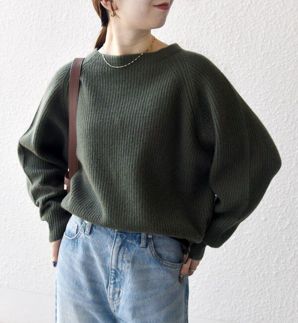 SHIPS any「SHIPS any:〈手洗い可能〉AQUA カシミヤ ミックス ハイネック ニット」|ニット・セーター|