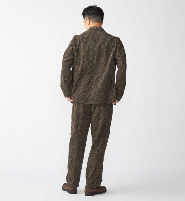 SHIPS「Southwick:〈セットアップ対応〉 Gate Label プリント コーデュロイ ジャケット」|テーラードジャケット|