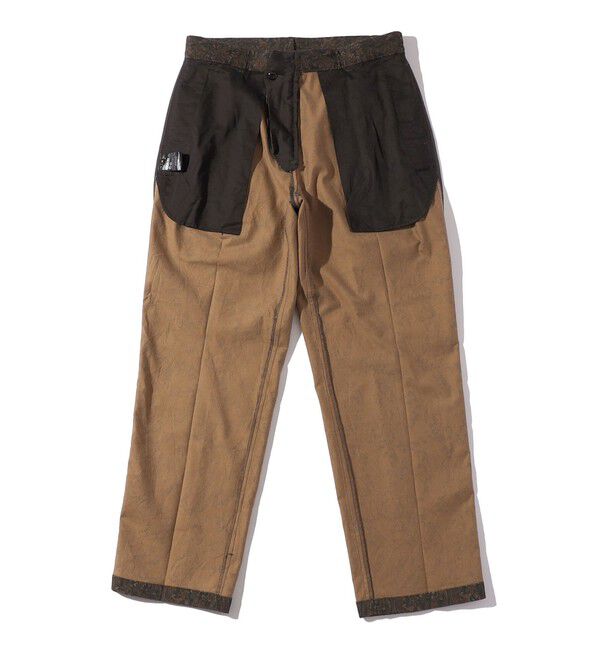 SHIPS「Southwick:〈セットアップ対応〉Gate Label プリント コーデュロイ スラックス」|スラックス|