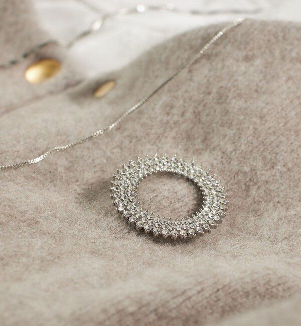 SHIPS for women「ビジュー ブローチ」|ブローチ・コサージュ|ホワイト